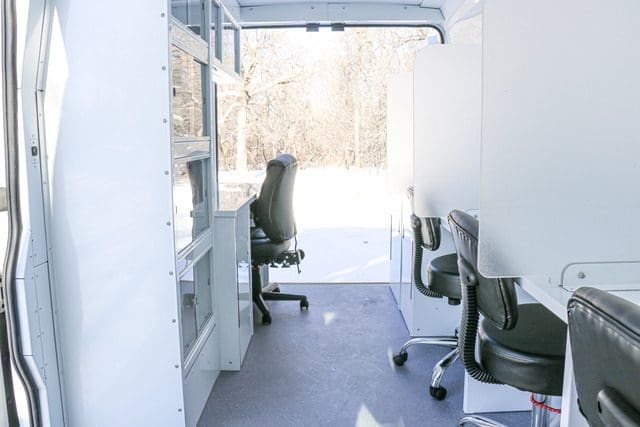 Mobile Clinic Van interior