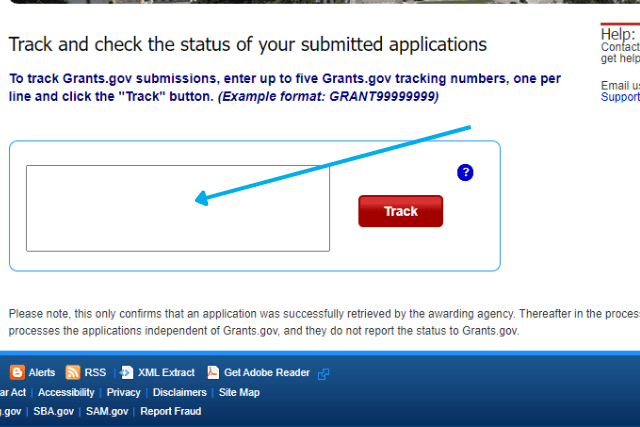 Tracking Grants example