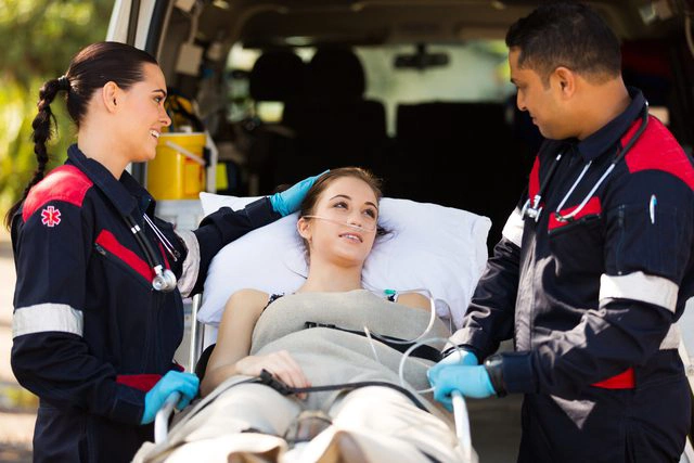 Gurney Transportation patient.