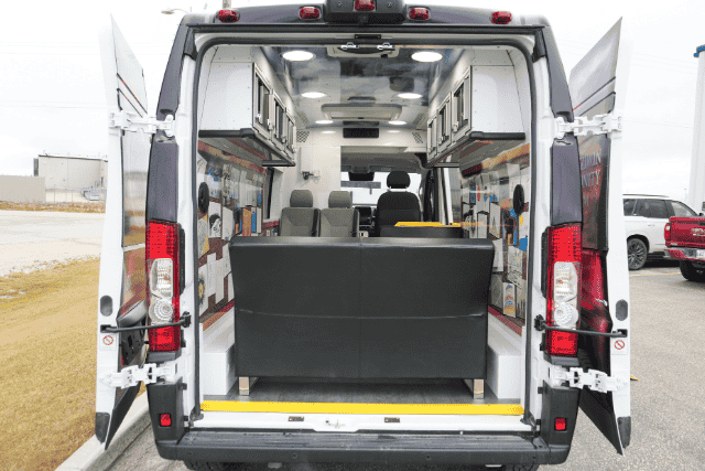 Exterior view of a Mobile Counseling Van
