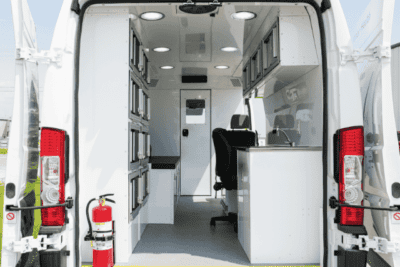Mobile clinic for mobile podiatry