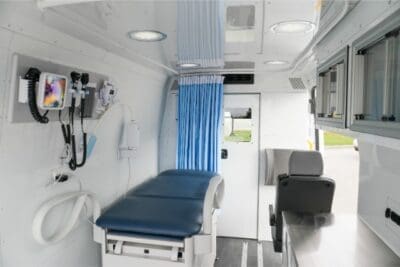 Mobile Clinic Van interior