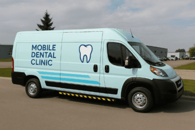 Mobile dental clinic in California