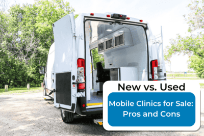 Exterior image of a new mobile clinic for sale