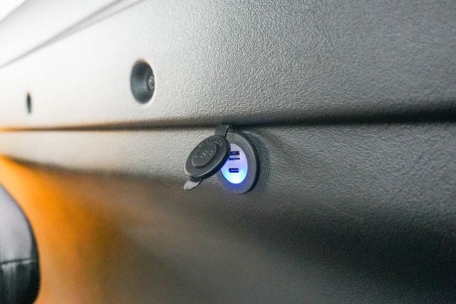 USB Ports in a Dialysis Transport Van