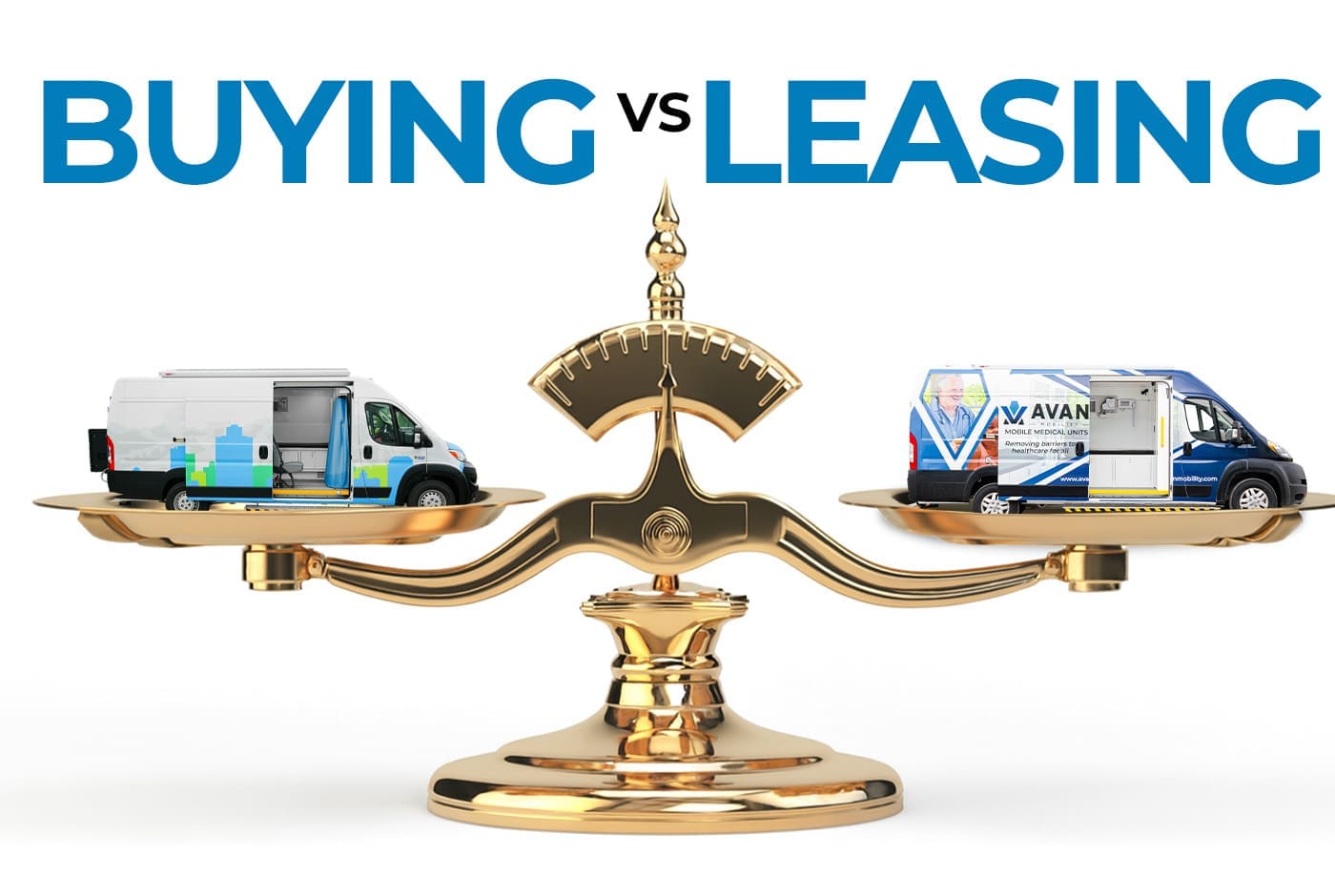 Is it better to buy or to lease a mobile clinic?