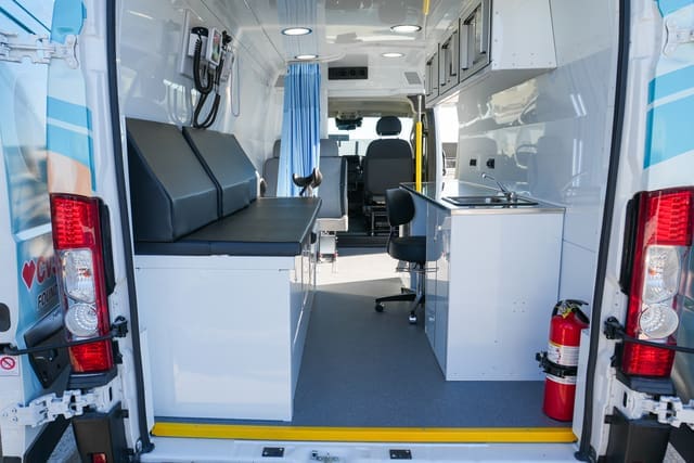 Women and Infants Mobile Clinic rear view