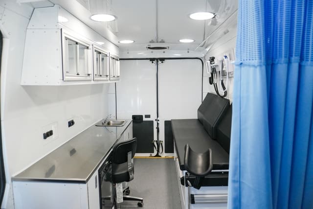 Women and Infants Mobile Clinic Interior